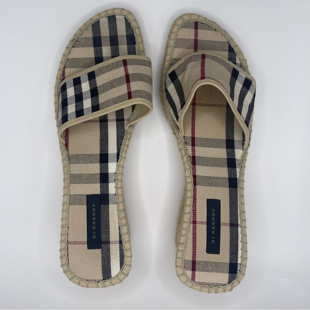 Burberry | Espadrille Slip on Wedge Sandal | EU40 - Picture 4 of 16